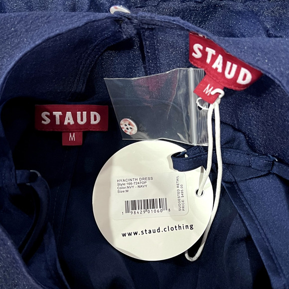 NEW NWT STAUD Hyacinth Organza Maxi Dress - Picture 7 of 7